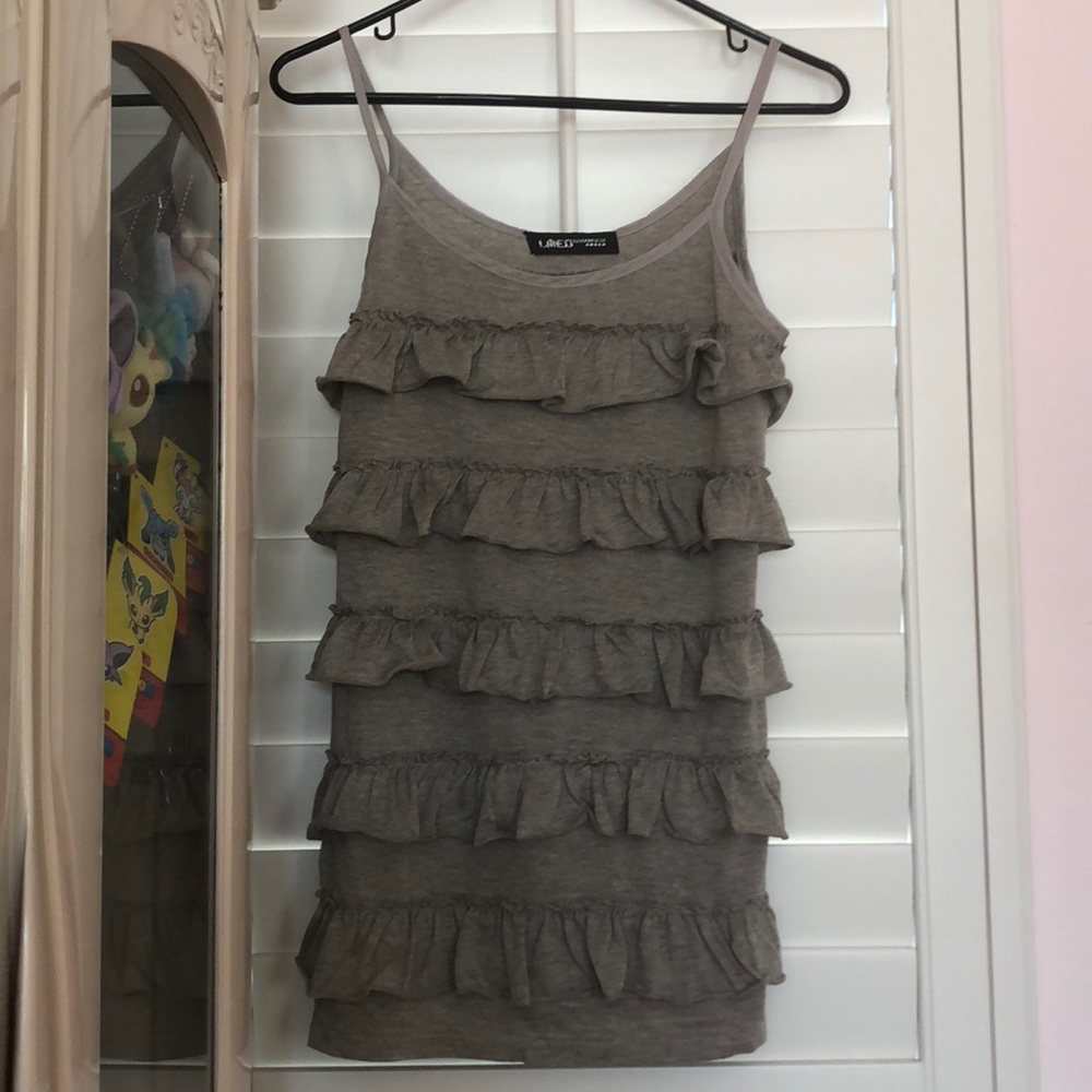 [5 for $25] Ruffle long tunic top